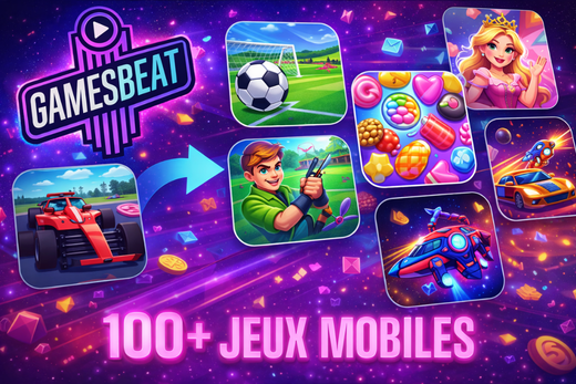GamesBeat 100+ Jeux Mobiles